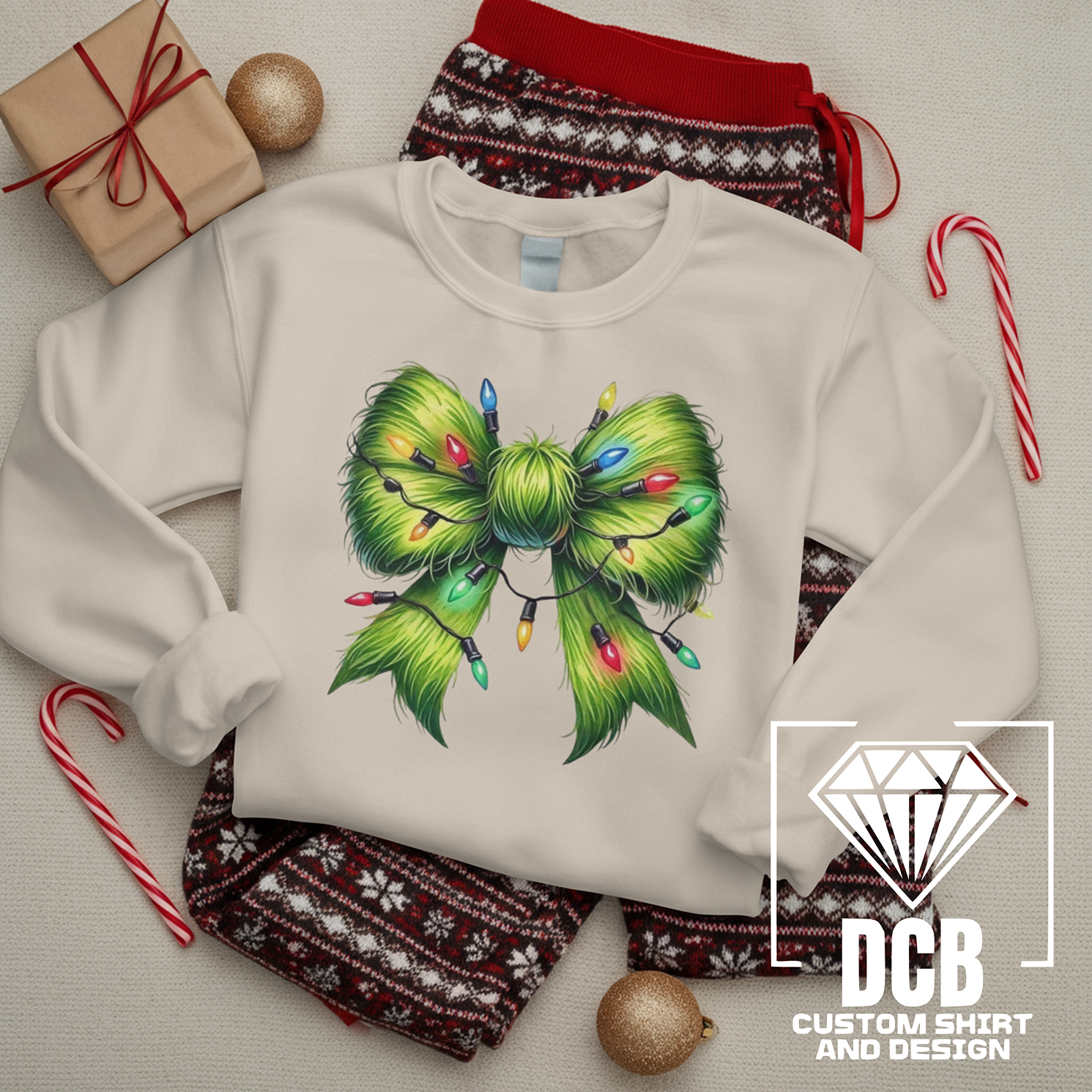 Grinch Bow